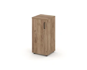 Шкаф низкий узкий левый закрытый 400x400x833 зад. стенка HDF Стайл Проджект / Style Project images