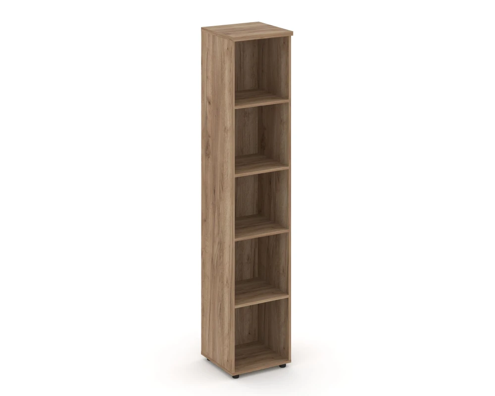 Стеллаж высокий узкий 400x400x1982 зад. стенка HDF Стайл Проджект / Style Project