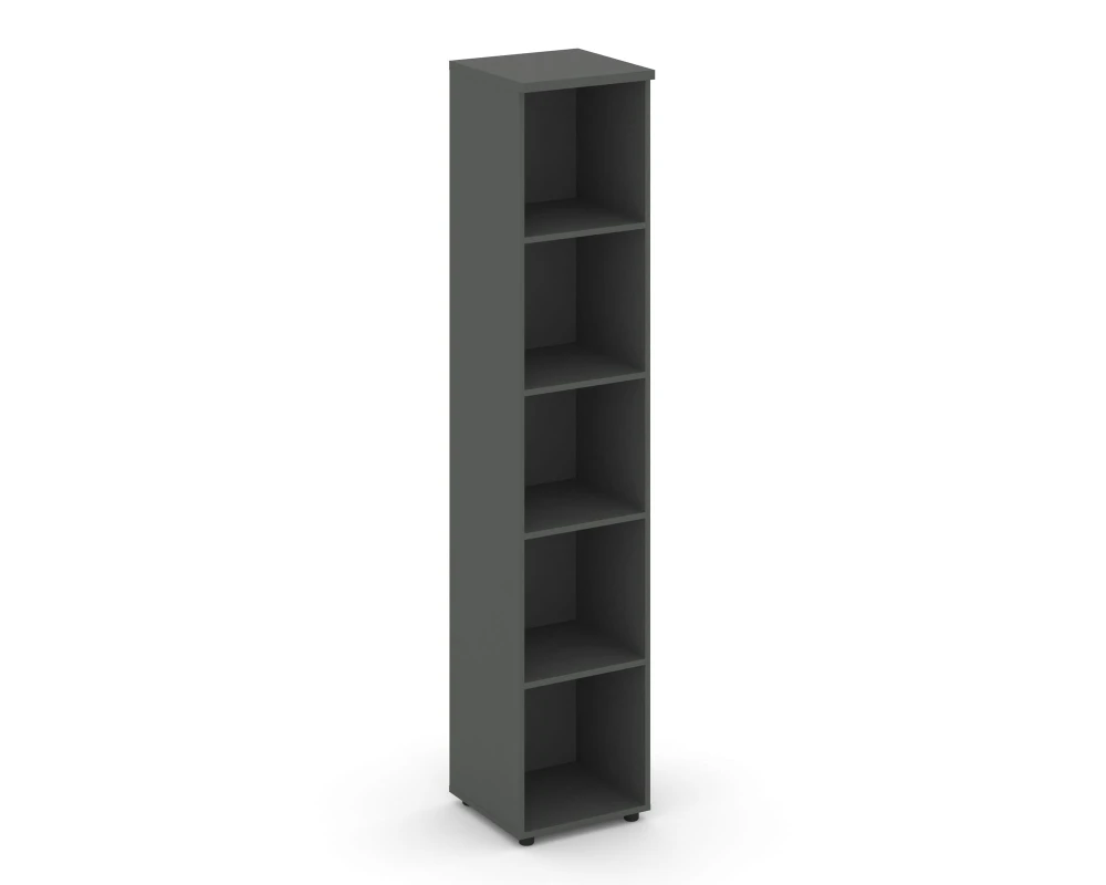 Стеллаж высокий узкий 400x400x1982 зад. стенка HDF Стайл Проджект / Style Project