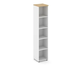 Стеллаж высокий узкий 400x400x1982 зад. стенка HDF Стайл Проджект / Style Project images
