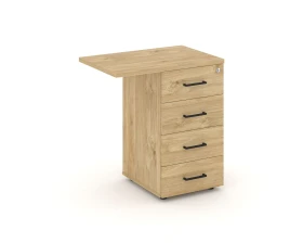 Тумба приставная с ящиками 416/700x460x750 Стайл Проджект / Style Project images