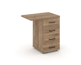 Тумба приставная с ящиками 416/700x460x750 Стайл Проджект / Style Project images