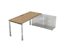 Стол рабочий прямолинейный три опоры, правый (1600*900*750) НСТП-П.994 Gloss Line images