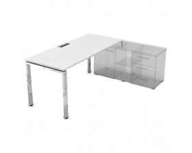 Стол рабочий прямолинейный три опоры, правый (1600*900*750) НСТП-П.994 Gloss Line images