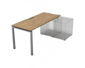 Стол рабочий прямолинейный для крепления на тумбу, начальный (1600*800*750) СПН-П.984 Gloss images