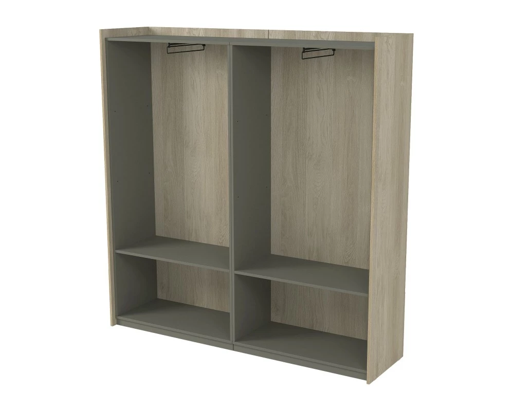 Шкаф высокий для одежды, двусоставный (1768x460x1828) Magnetic
