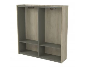 Шкаф высокий для одежды, двусоставный (1768x460x1828) Magnetic images