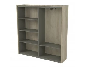 Шкаф высокий комбинированный, двусоставный (1768x460x1828) Magnetic images