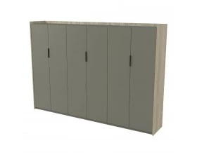 Шкаф высокий, комбинированный, трехсоставный (2636x460x1828) Magnetic images