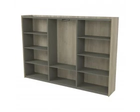 Шкаф высокий, комбинированный, трехсоставный (2636x460x1828) Magnetic images