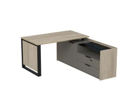 Стол рабочий на опорной двусост тумбе, с ящ, с код замком 1460x1768x750 Magnetic images