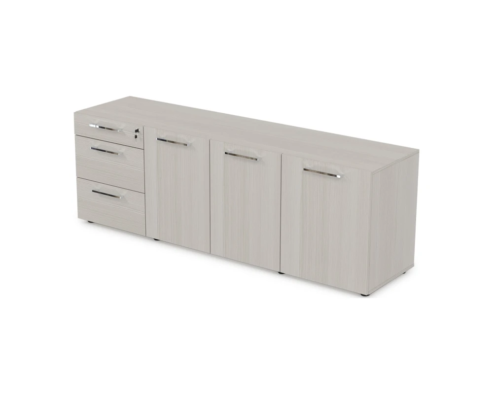 Греденция 3 двери, 3 ящика (1638x450x626) САММИТ / SUMMIT