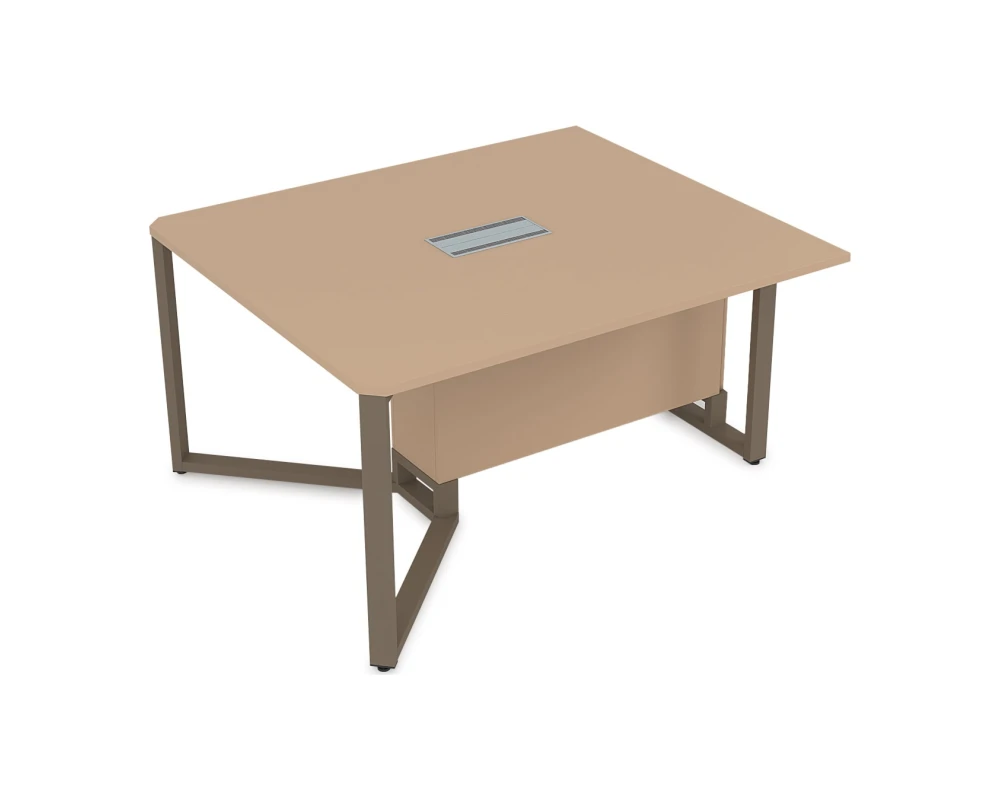Стол-квадрат Бенч, начальный модуль (1400x1600x750) САММИТ / SUMMIT