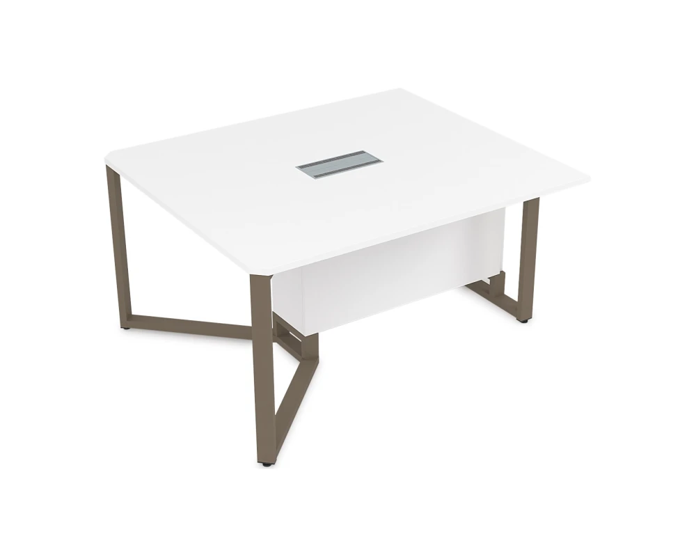 Стол-квадрат Бенч, начальный модуль (1400x1600x750) САММИТ / SUMMIT