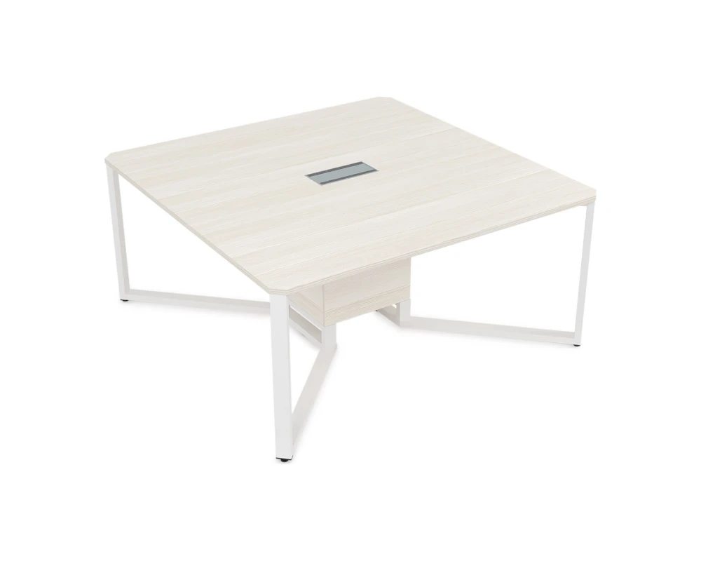 Стол-квадрат Бенч, начальный модуль (1600x1600x750) САММИТ / SUMMIT