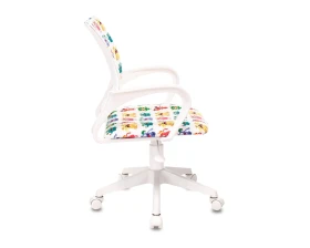 Кресло Бюрократ БЮРОКИДС 1 В / BUROKIDS 1 W Ткань, Белый images