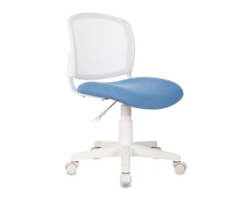 Кресло Бюрократ CH-W296NX Сетка/ Ткань, Голубой images