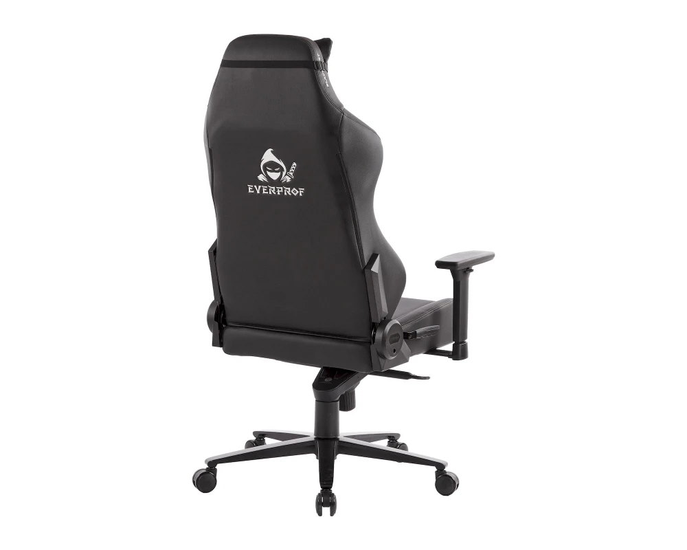 Кресло Everprof Блэкшот / Blackshot Экокожа, Черный