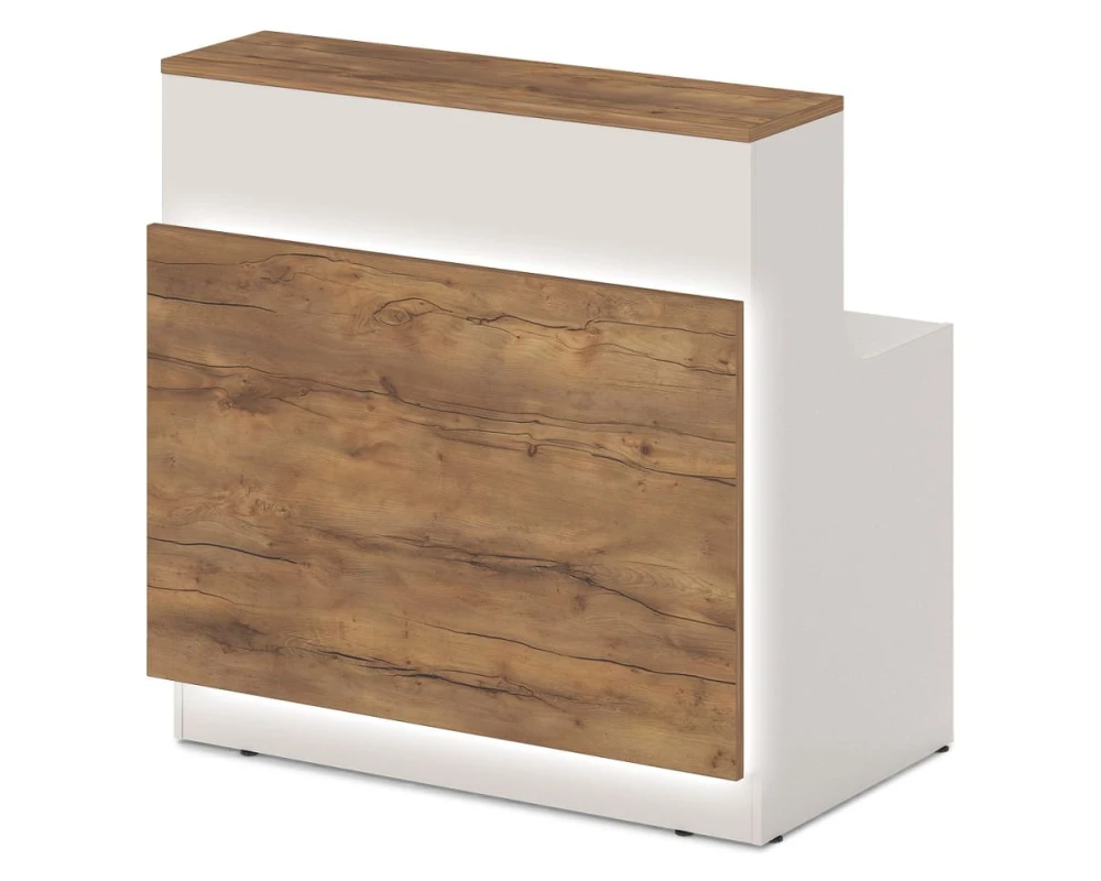 Ресепшн прямая отдельностоящая с RGB подсветкой T-82 Лавана / Lavana