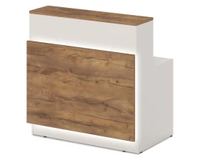 Ресепшн прямая отдельностоящая с RGB подсветкой T-82 Лавана / Lavana images