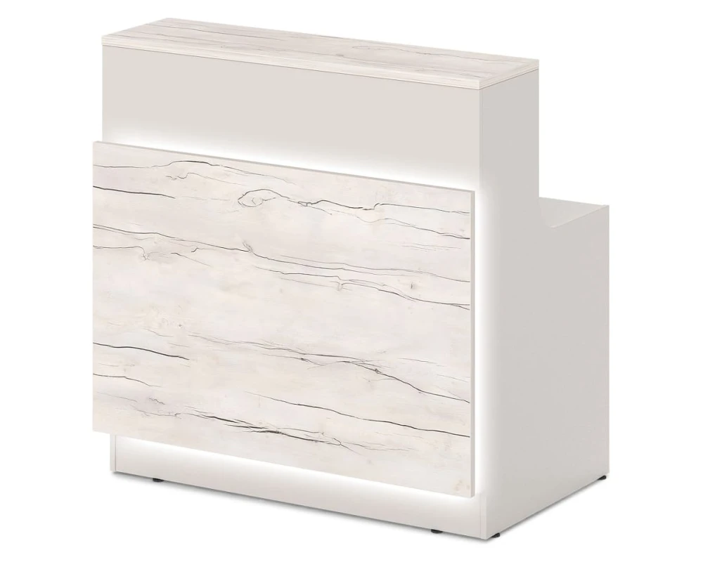 Ресепшн прямая отдельностоящая с RGB подсветкой T-82 Лавана / Lavana