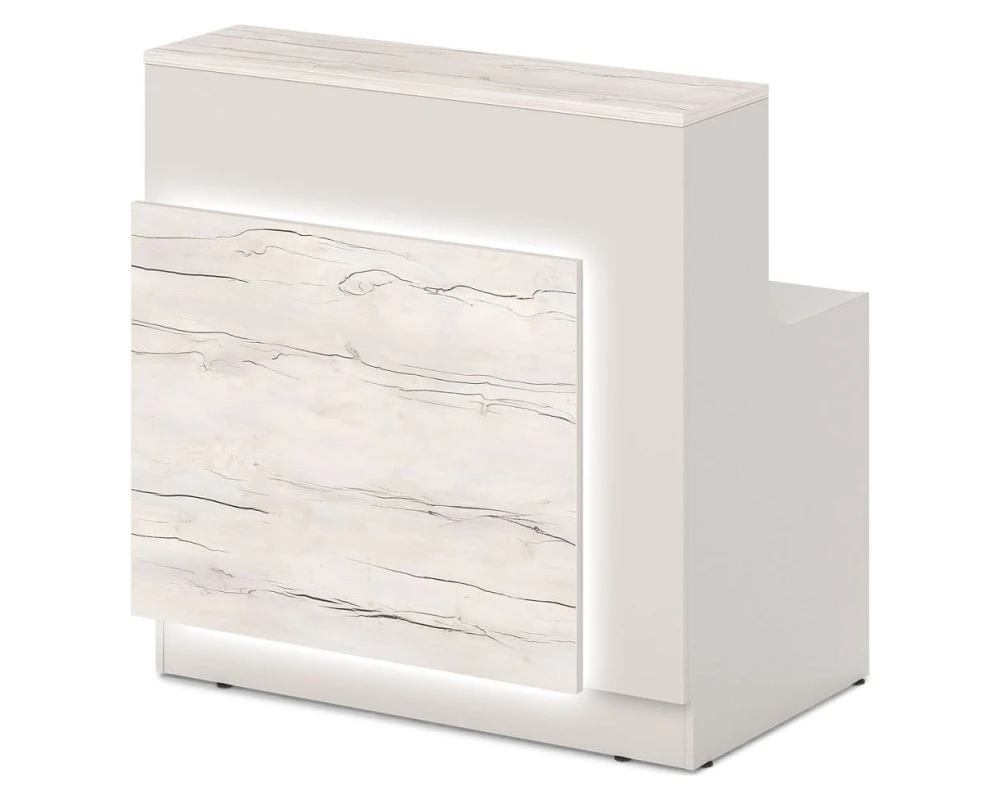 Ресепшн прямая отдельностоящая с RGB подсветкой T-83 Лавана / Lavana