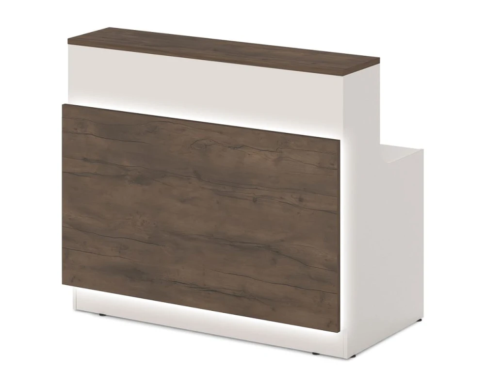 Ресепшн прямая отдельностоящая с RGB подсветкой T-84 Лавана / Lavana