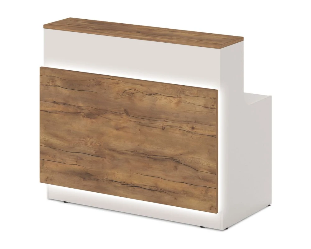 Ресепшн прямая отдельностоящая с RGB подсветкой T-84 Лавана / Lavana