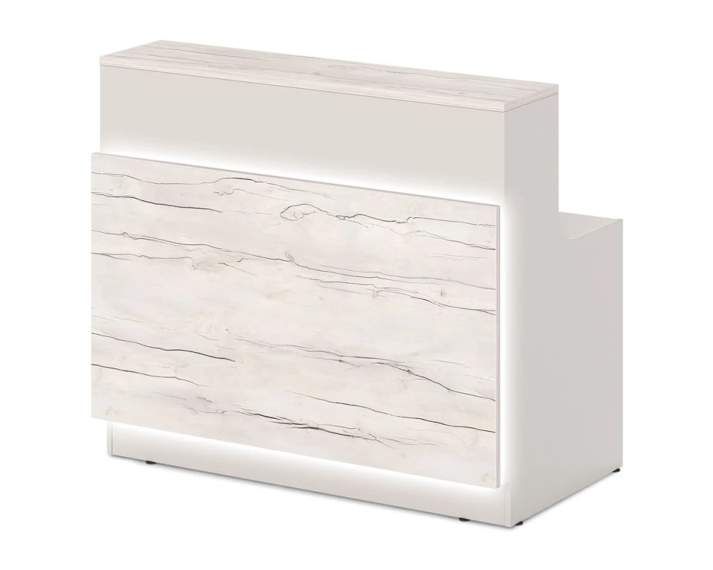 Ресепшн прямая отдельностоящая с RGB подсветкой T-84 Лавана / Lavana