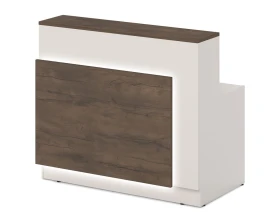 Ресепшн прямая отдельностоящая с RGB подсветкой T-85 Лавана / Lavana images