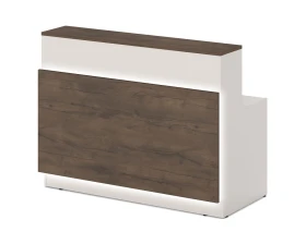 Ресепшн прямая отдельностоящая с RGB подсветкой Т-86 Лавана / Lavana images