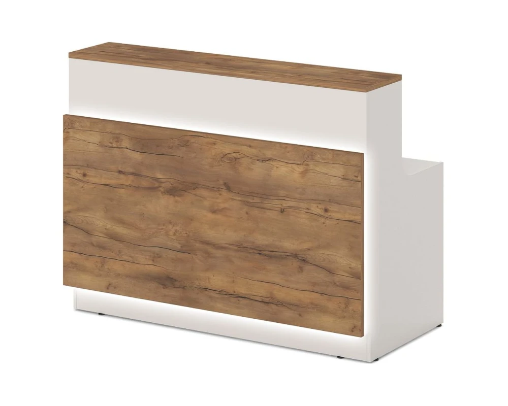 Ресепшн прямая отдельностоящая с RGB подсветкой Т-86 Лавана / Lavana