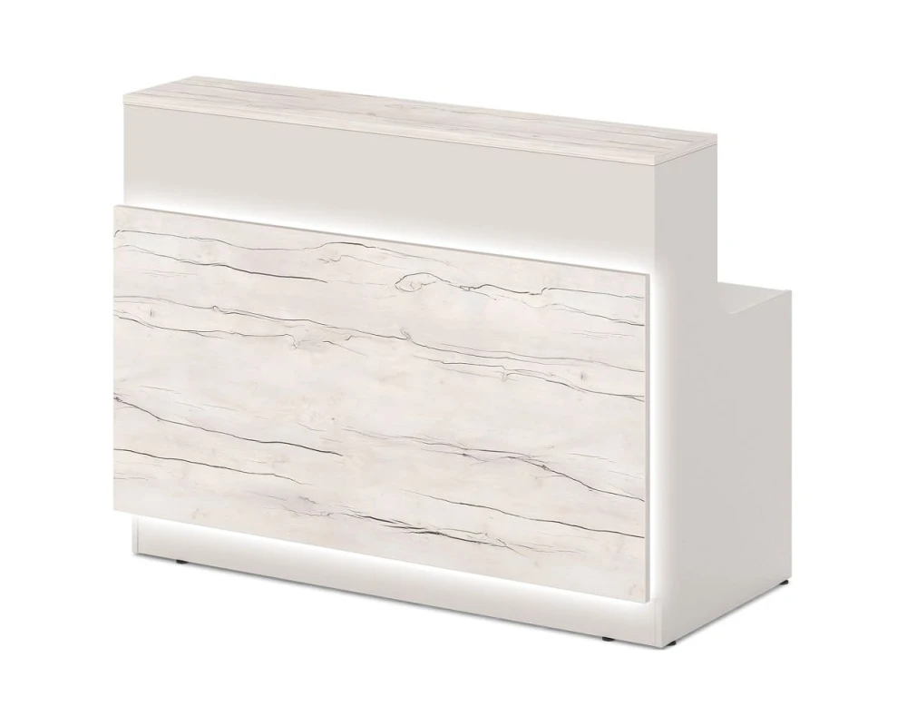 Ресепшн прямая отдельностоящая с RGB подсветкой Т-86 Лавана / Lavana