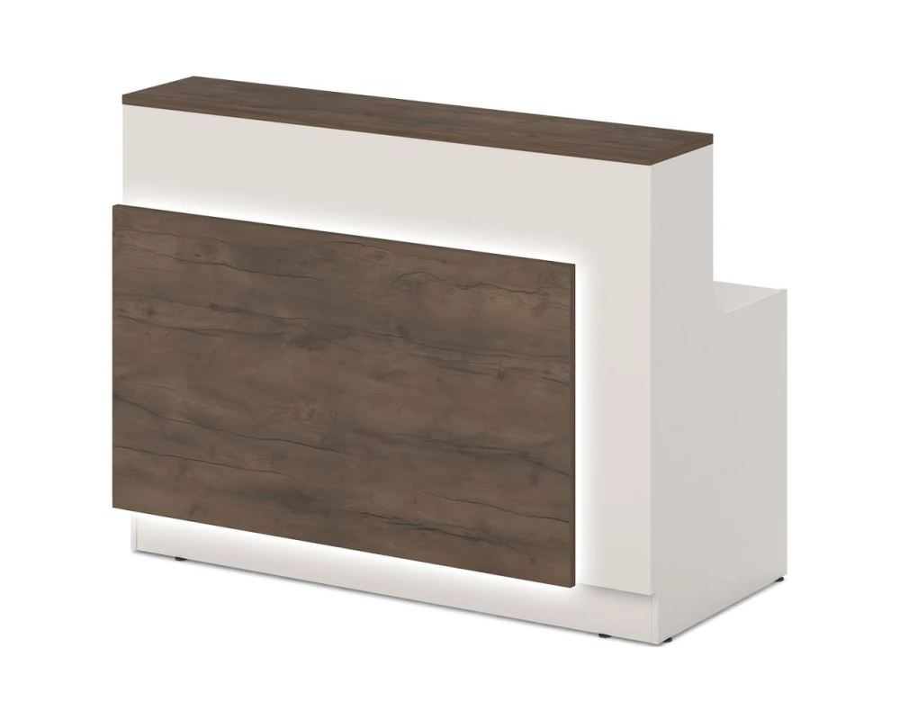 Ресепшн прямая отдельностоящая с RGB подсветкой Т-87 Лавана / Lavana