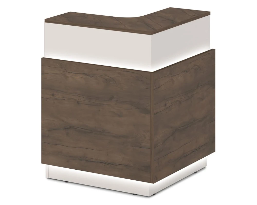 Угловая центральная переходная секция с RGB подсветкой Лавана / Lavana