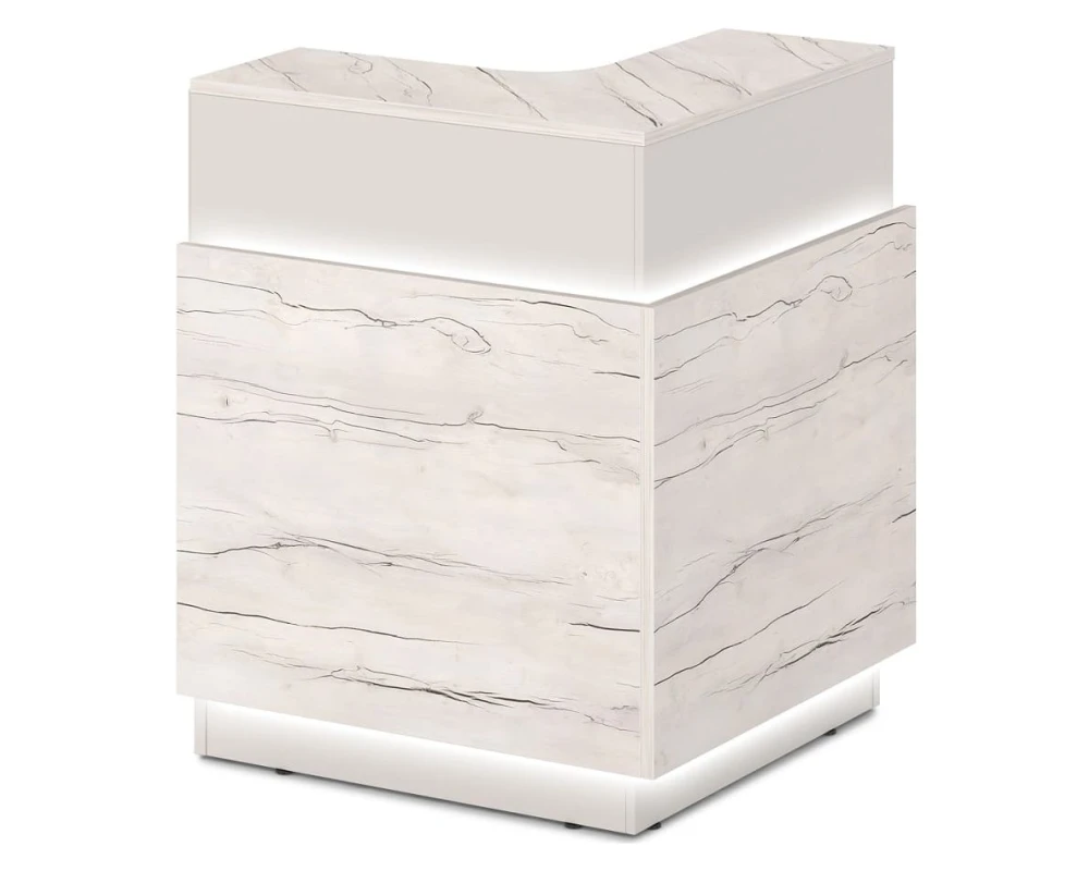 Угловая центральная переходная секция с RGB подсветкой Лавана / Lavana