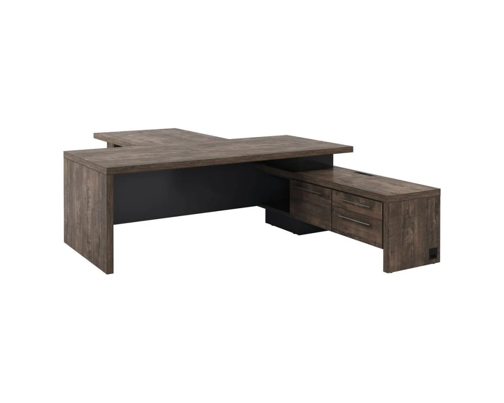 Стол руководителя с опорной тумбой T-822пр.1000 Торстон