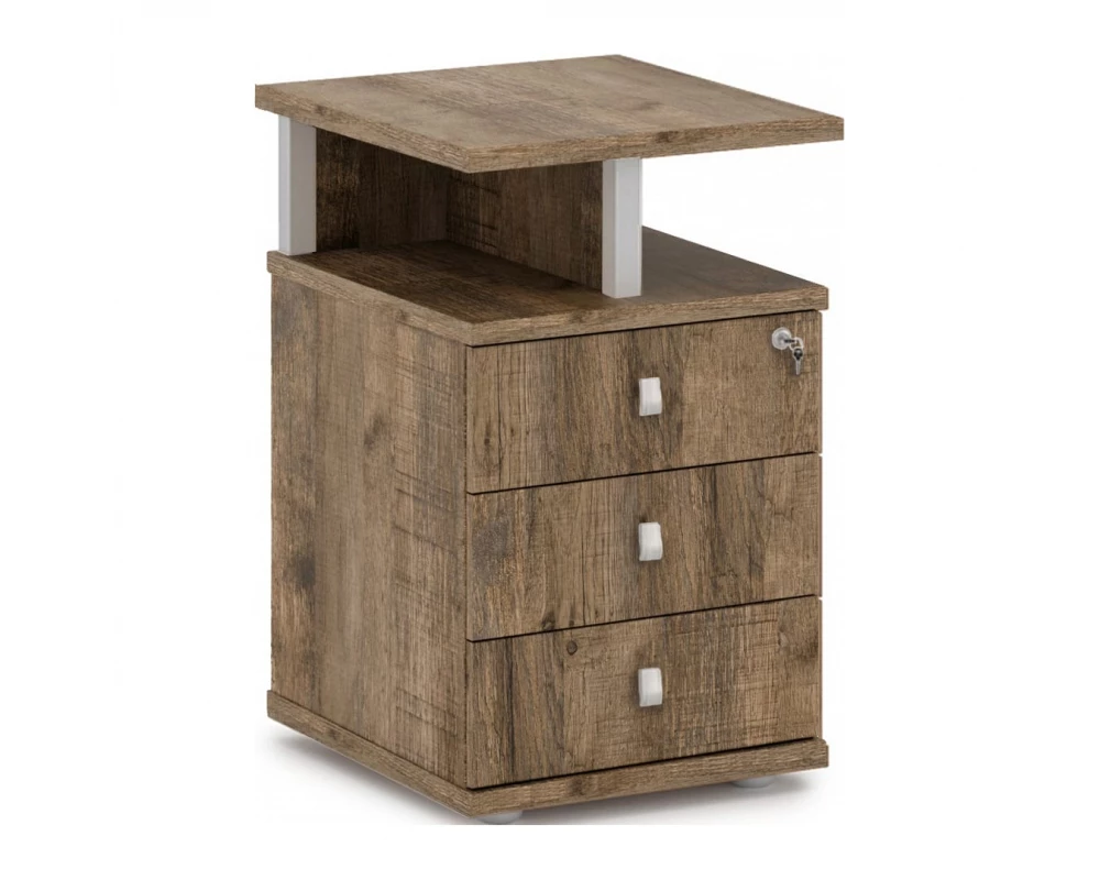 Тумба приставная с замком на первый ящик V-231 Vasanta