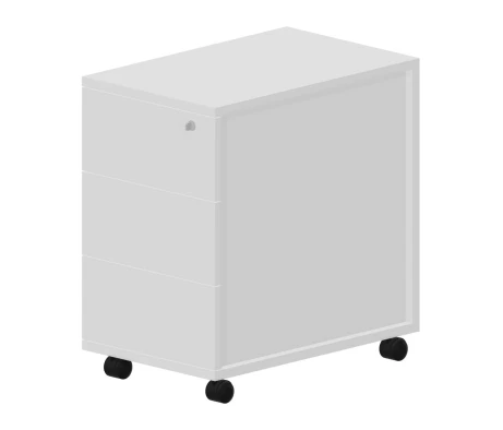 Тумба для документов мобильная узкая (3 ящ.) 34х53х57 GDB