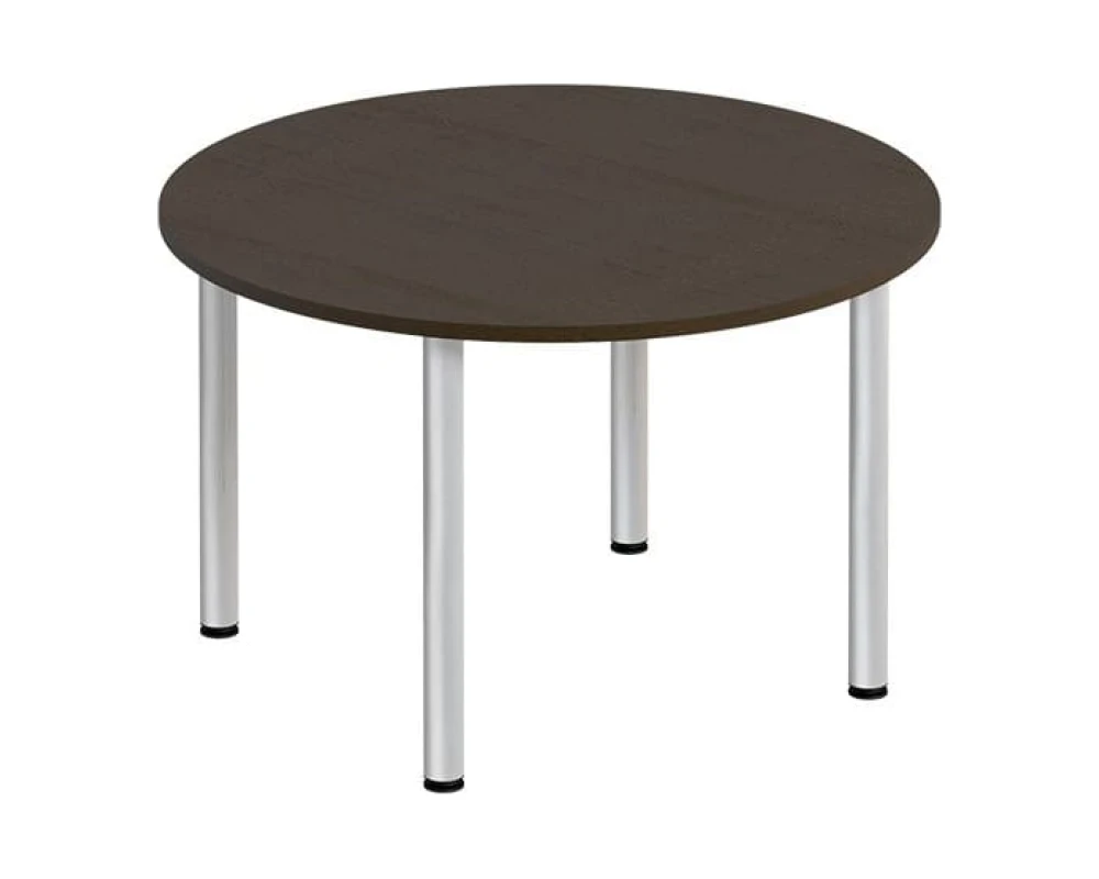 Стол для переговоров круглый на хромированных опорах ФР 189 Formula