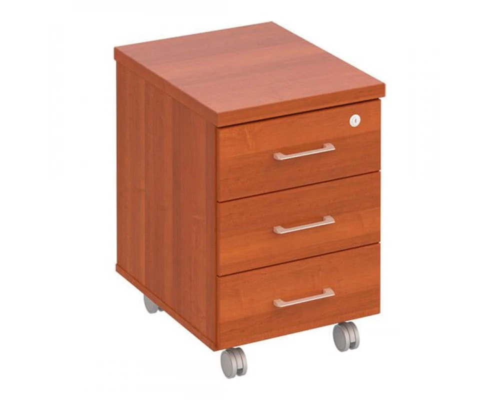 Тумба выкатная 3 ящичная с центральным замком ПТ 213 Patriot