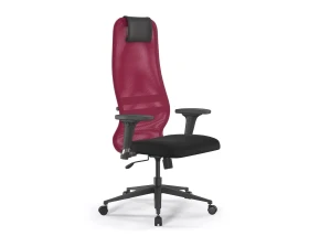Кресло ErgoLife S 8 B1-8D M09.B11.G19.W02 Сетка/Ткань, Красный/Черный images