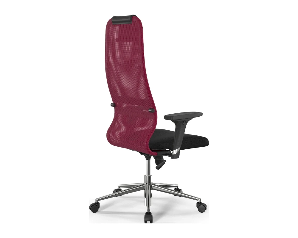 Кресло ErgoLife S 8 B1-8D M09.B23.G18.W01 Сетка, Красный/Черный