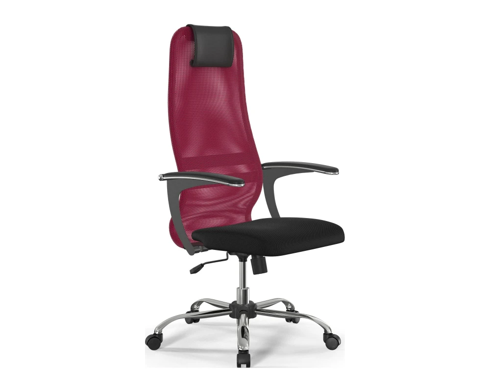 Кресло ErgoLife S 8 B1-8U M09.B21.G20.W01 Сетка, Красный/Черный