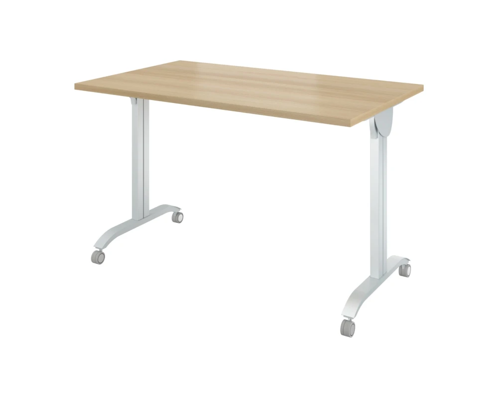 Стол на колёсах с откидной столешницей (1200х700х760) Дублин металл