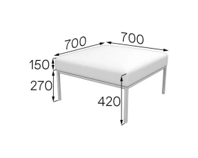 Пуф Ap 700х700х420 Астро MVK images