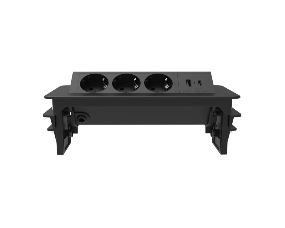 Розеточный блок DESK PRO G4703-2AC Блоки розеток MVK