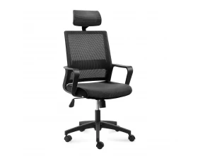 Кресло руководителя Norden Бит Сетка/Ткань, Черный images