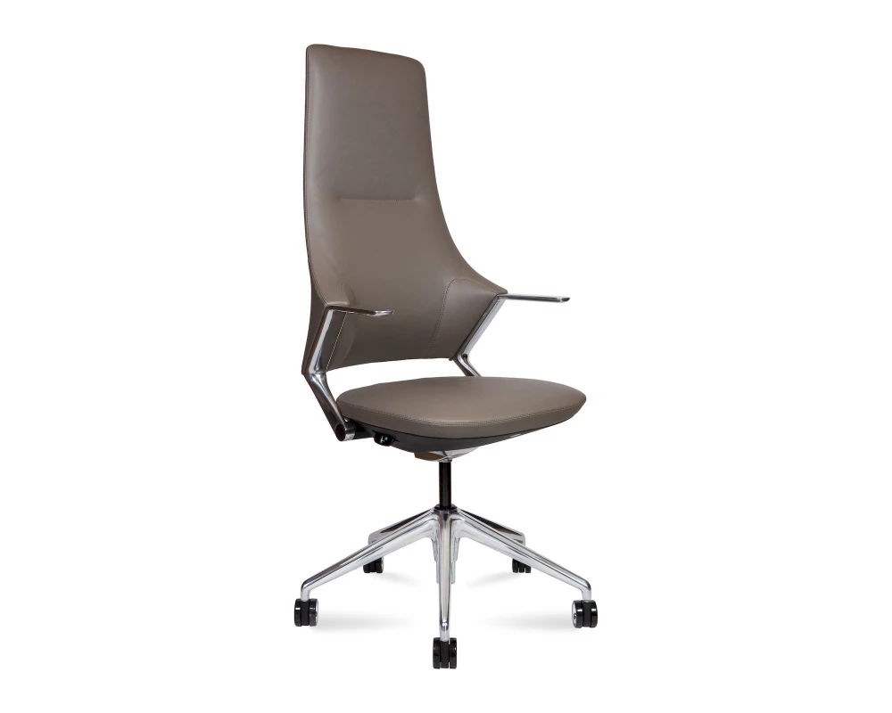 Кресло Norden Han Натуральная кожа, Серый