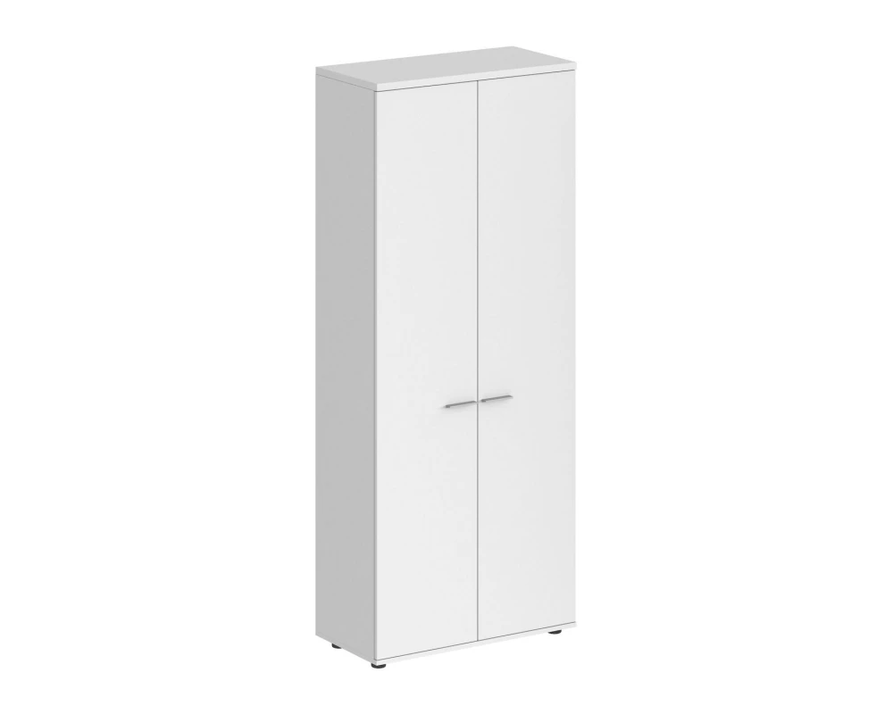 Гардероб 800x400x1955, задняя стенка HDF Sigma Белый